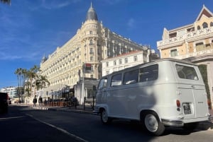 Cannes 2 ore: tour privato della città in un autobus d'epoca francese