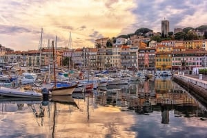 Cannes 2 Horas : Tour Privado de la Ciudad en un Autobús Francés de Época