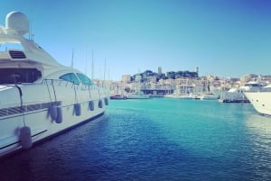Cannes 2 heures : visite privée en bus français d'époque
