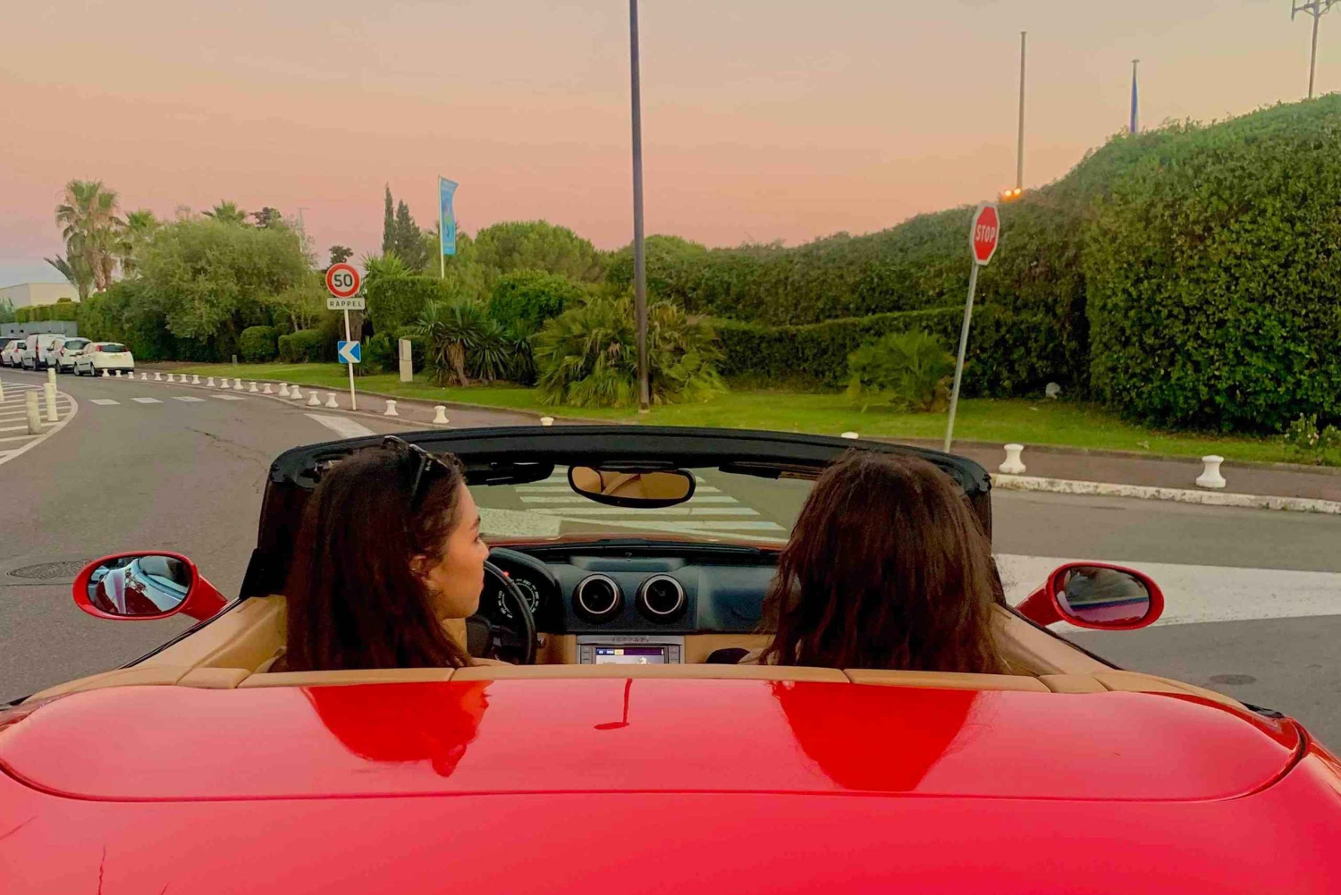 Cannes: privat Ferrari Big Tour til Juan Les Pins og Antibes