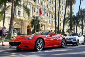 Cannes: privat Ferrari Big Tour til Juan Les Pins og Antibes