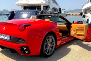 Cannes: privat Ferrari Big Tour til Juan Les Pins og Antibes