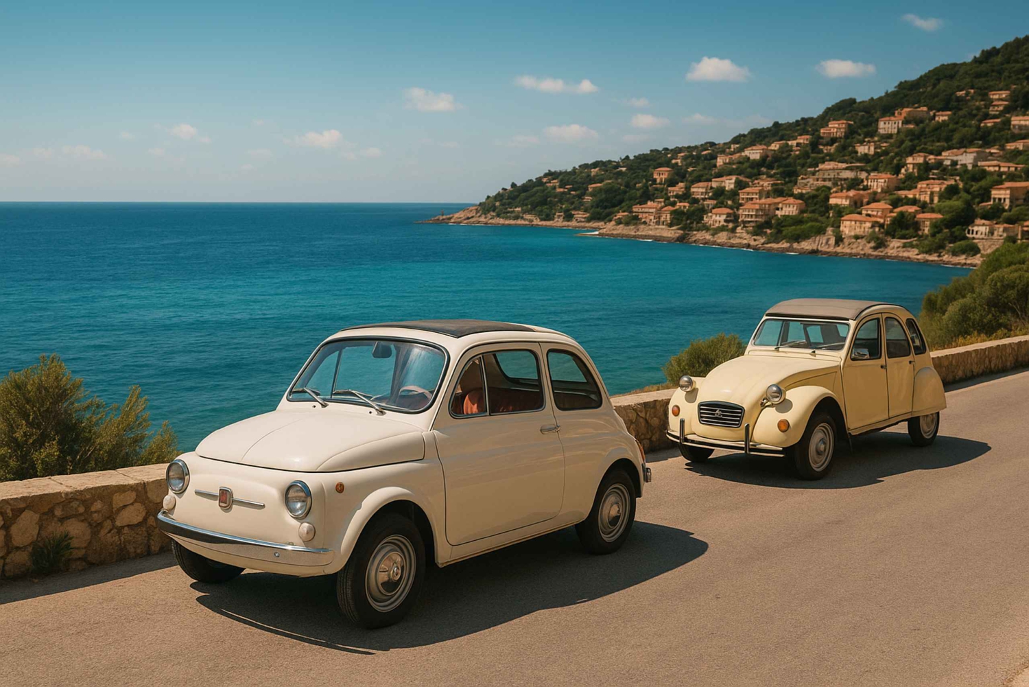 Cap d'Antibes: eksklusiv tur i vintage- eller sportsvogne