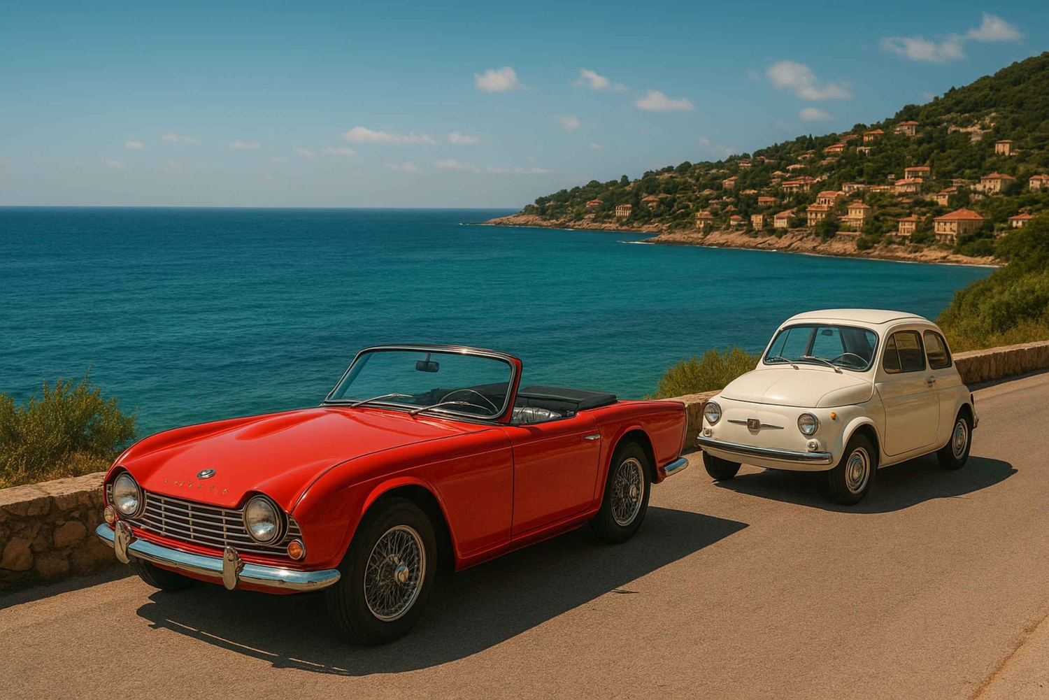 Cap d'Antibes: eksklusiv tur i vintage- eller sportsvogne