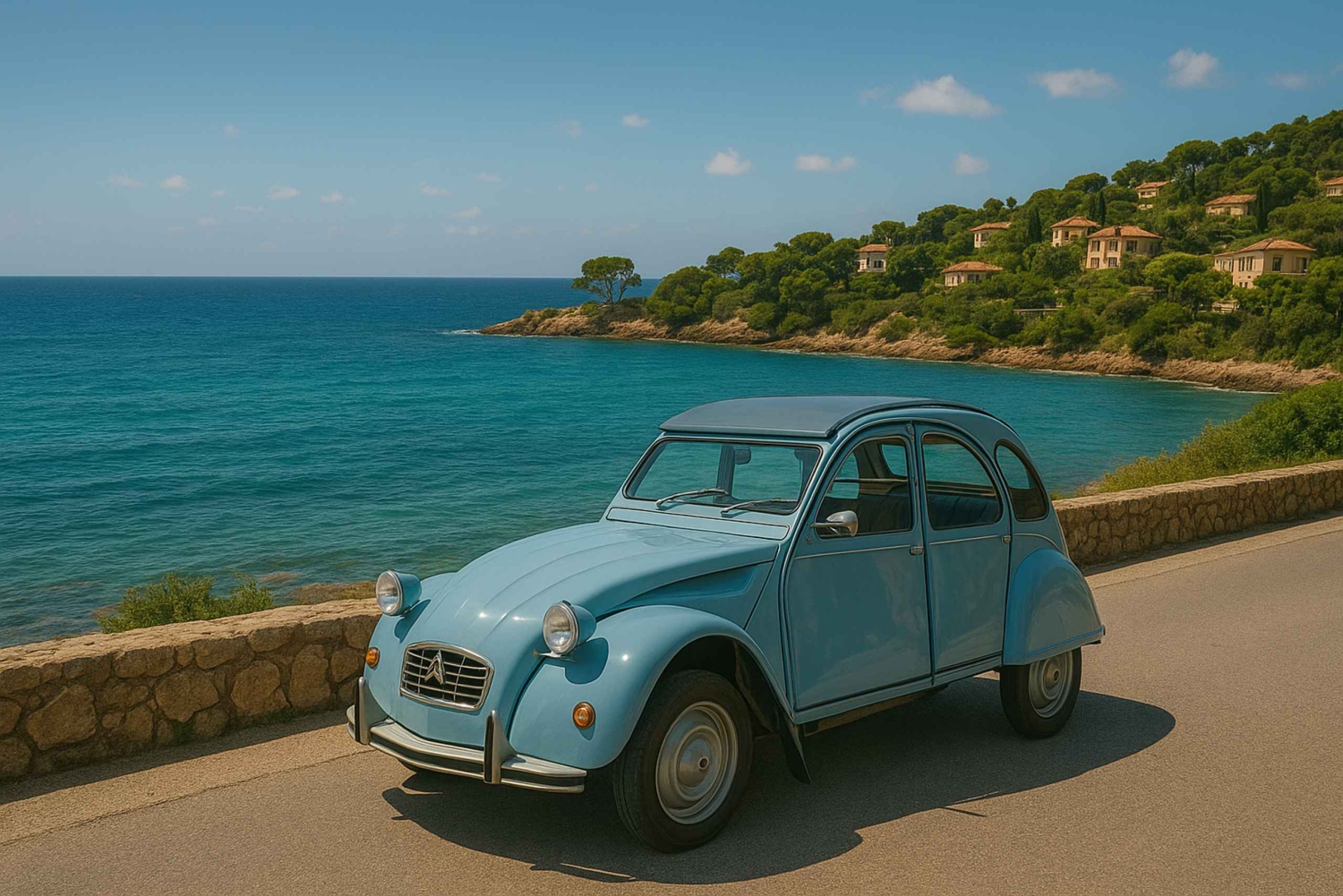 Cap d'Antibes: eksklusiv tur i vintage- eller sportsvogne