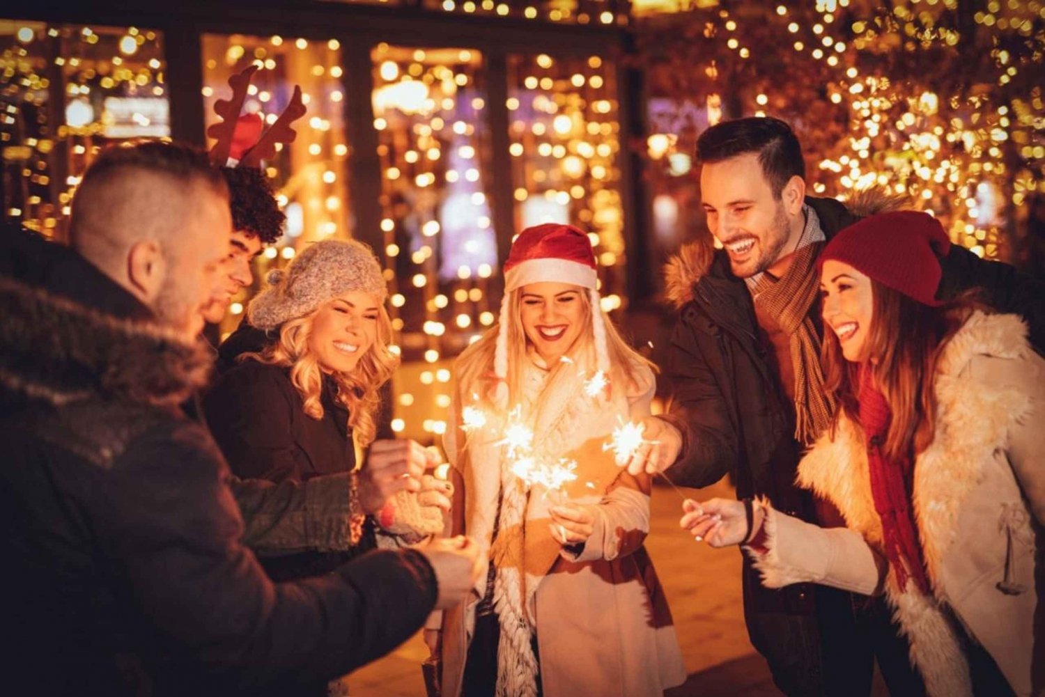 Weihnachtliche Atmosphäre in Nizza Rundgang