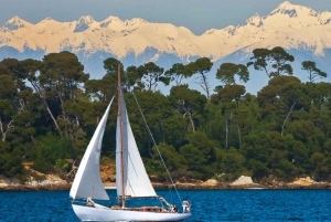 Klassiek jacht zeilen in Cannes