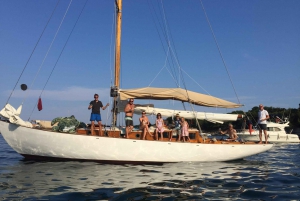 Klassisk yachtseiling i Cannes