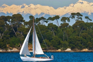 Voile en yacht classique à Cannes