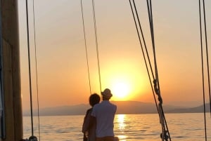 Voile en yacht classique à Cannes