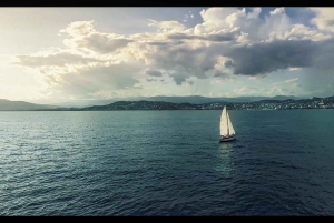 Voile en yacht classique à Cannes