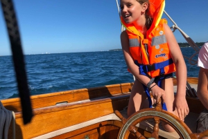 Voile en yacht classique à Cannes