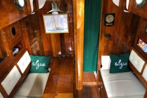 Voile en yacht classique à Cannes