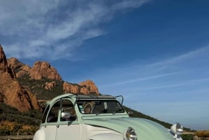 Visite de la Corniche d'or en 2CV avec dégustation de vin