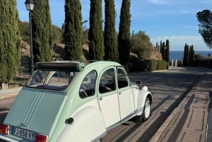 Visite de la Corniche d'or en 2CV avec dégustation de vin