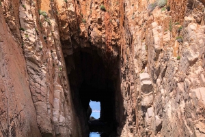 Croisière visite des Calanques de Piana Baignade en vedette