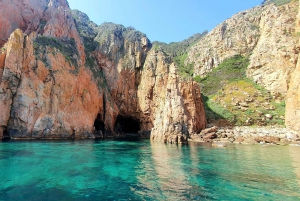 Croisière visite des Calanques de Piana Baignade en vedette