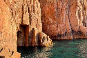 Croisière visite des Calanques de Piana Baignade en vedette