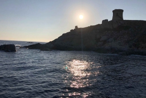 Croisière visite des Calanques de Piana Baignade en vedette