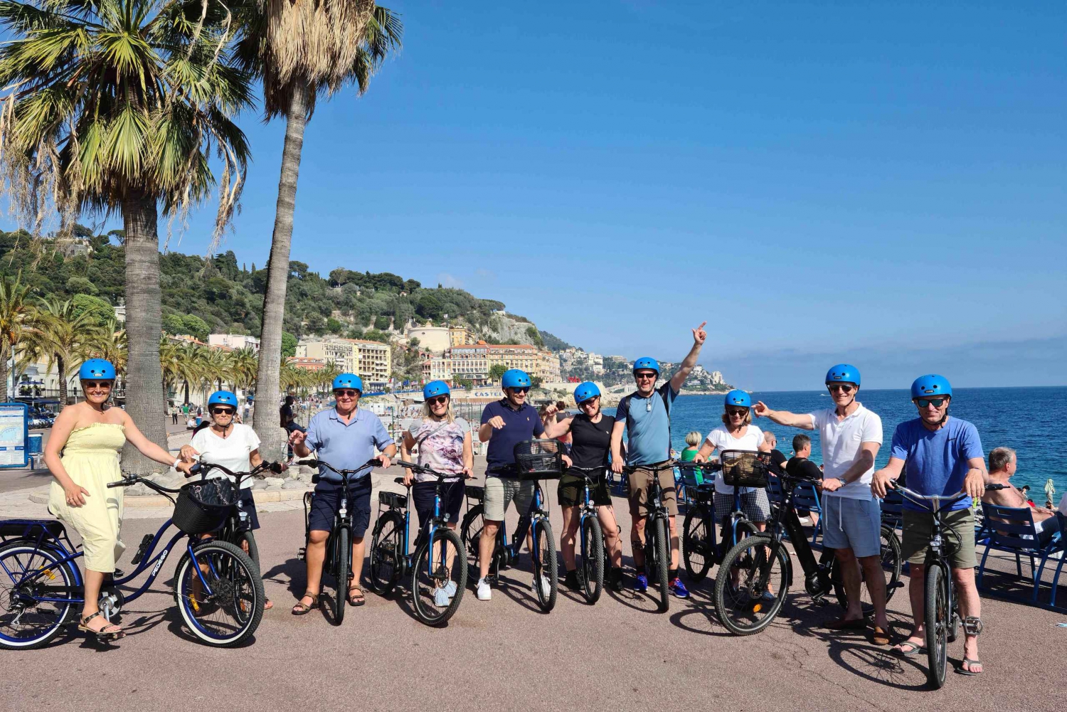 Viagem de 1 dia: De Nice a Antibes ao longo do mar em bicicleta eléctrica