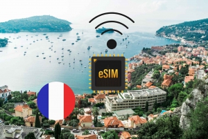 Nice : eSIM Internet Data Plan France haut débit 4G/5G
