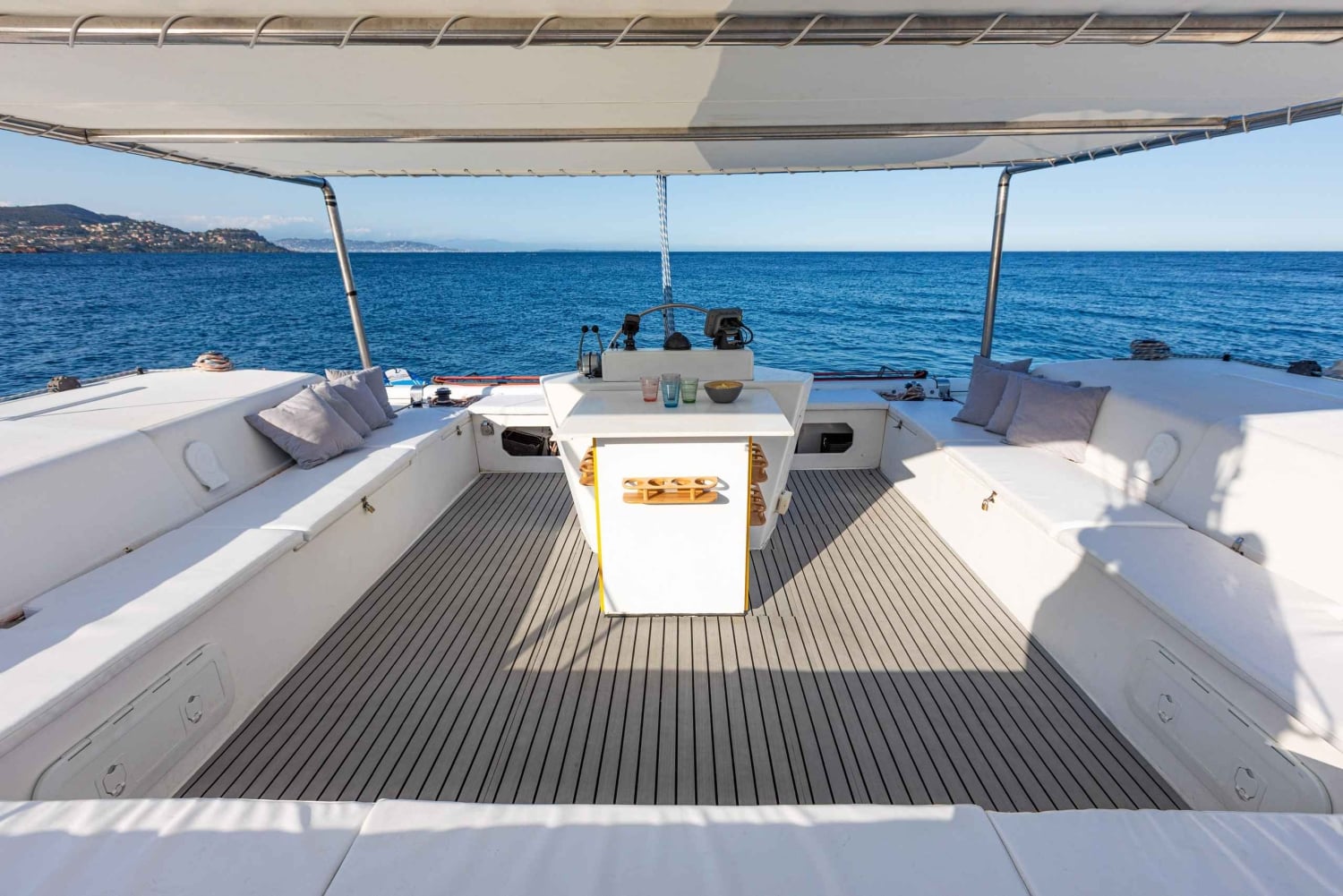 Vuurwerk en zonsondergang catamaran cruise - Black Sail