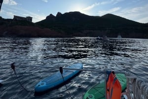 Vuurwerk en zonsondergang catamaran cruise - Black Sail