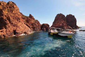 Fréjus: Cruzeiro Esterel Calanques (barco confortável) + paragem para nadar