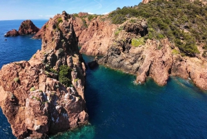 Fréjus: Estérelin Calanques-pikaveneet + uimapysähdys