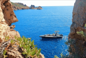 Fréjus: Estérelin Calanques-pikaveneet + uimapysähdys