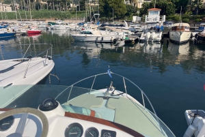 Costa Azul: Tour en barco en un lujoso yate clásico Riva