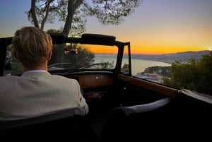 コート・ダジュール：オープンカーのクラシックカーで行くプライベートツアー