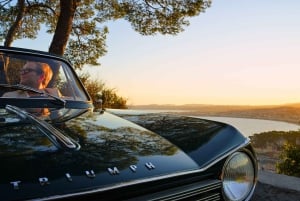 コート・ダジュール：オープンカーのクラシックカーで行くプライベートツアー