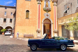 Côte d'Azur: Privat tur i en klassisk cabriolet