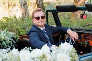 Côte d'Azur: Privat tur i en klassisk cabriolet