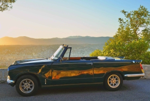 Côte d'Azur: Privat tur i en klassisk cabriolet