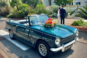 Côte d'Azur: Privat tur i en klassisk cabriolet