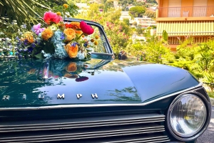 Côte d'Azur: Privat tur i en klassisk cabriolet