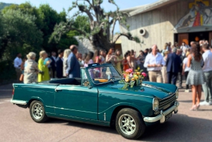 Côte d'Azur: Privat tur i en klassisk cabriolet