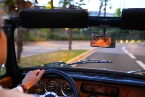 Côte d'Azur: Privat tur i en klassisk cabriolet