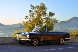 Côte d'Azur: Privat tur i en klassisk cabriolet