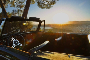 Côte d'Azur: Privat tur i en klassisk cabriolet