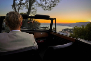 Côte d'Azur: Privat tur i en klassisk cabriolet
