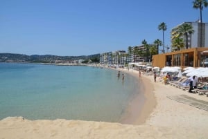 Den franske rivieraens vestkyst mellom Nice og Cannes