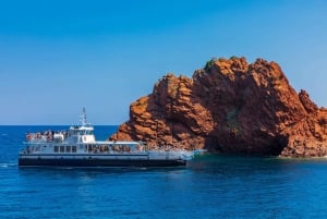 From Mandelieu: Corniche d'Or Sightseeing Cruise with Guide