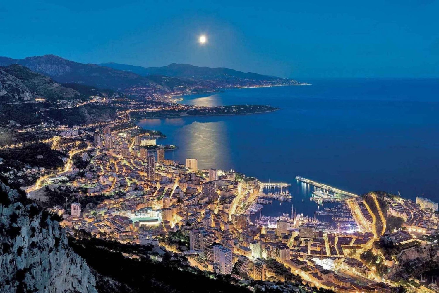 Au départ de Nice : Visite nocturne de Monaco avec option de dîner