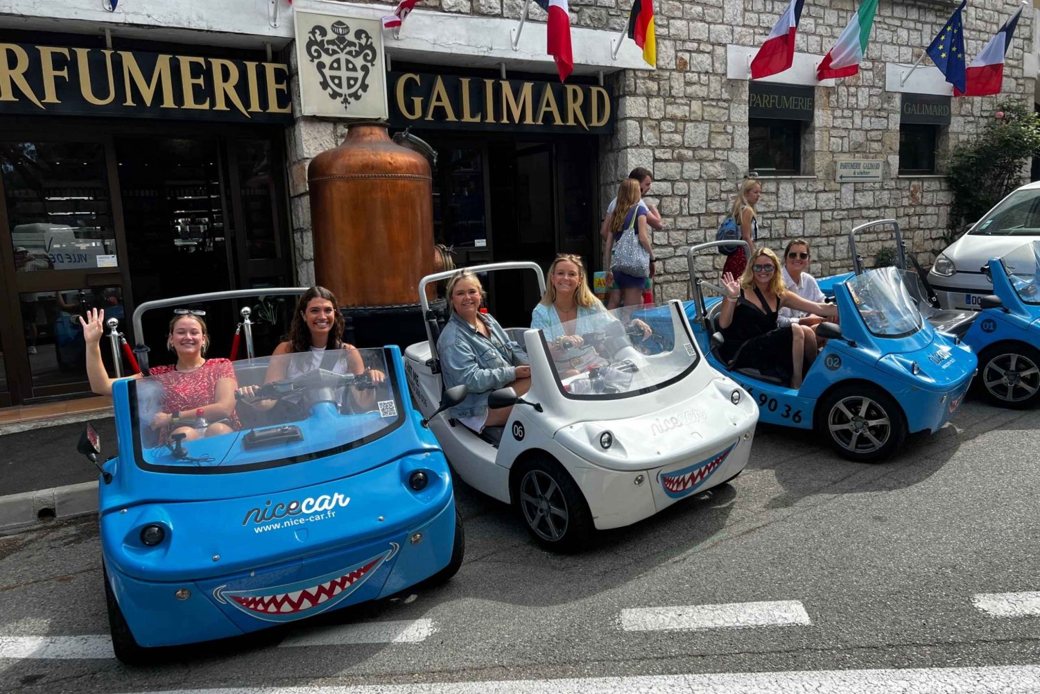 Desde Niza: Tour privado de la Costa Azul en coche descapotable