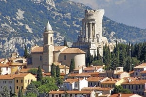 From Nice: Full-Day Italian Market, Menton, & La Turbie Tour