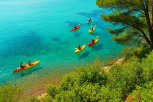 Golf-Juan: Kayaking adventure, picnic, and snorkeling at the Lérins Islands