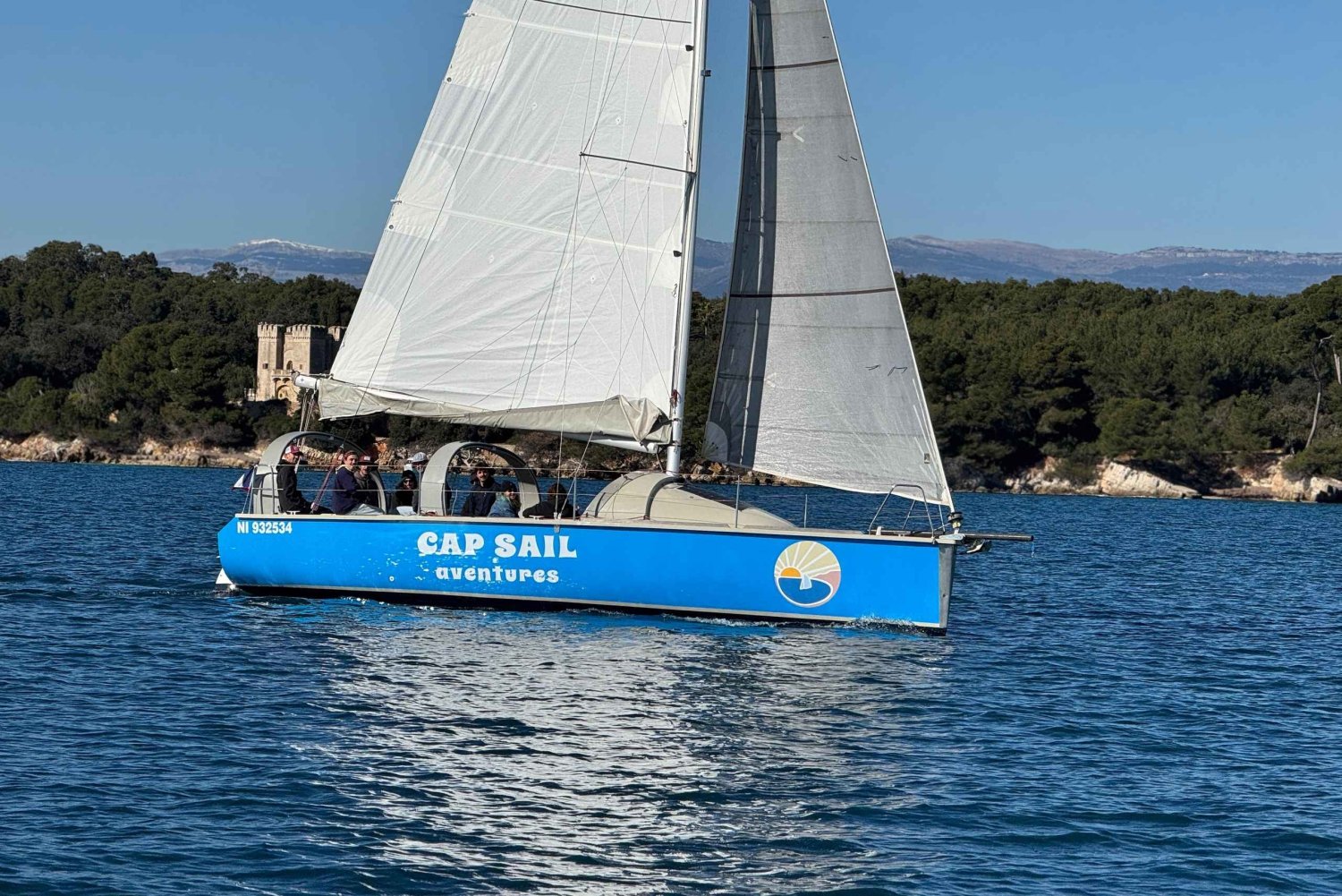 Golf-Juan: Segeltagestour mit Schnorcheln auf der Insel